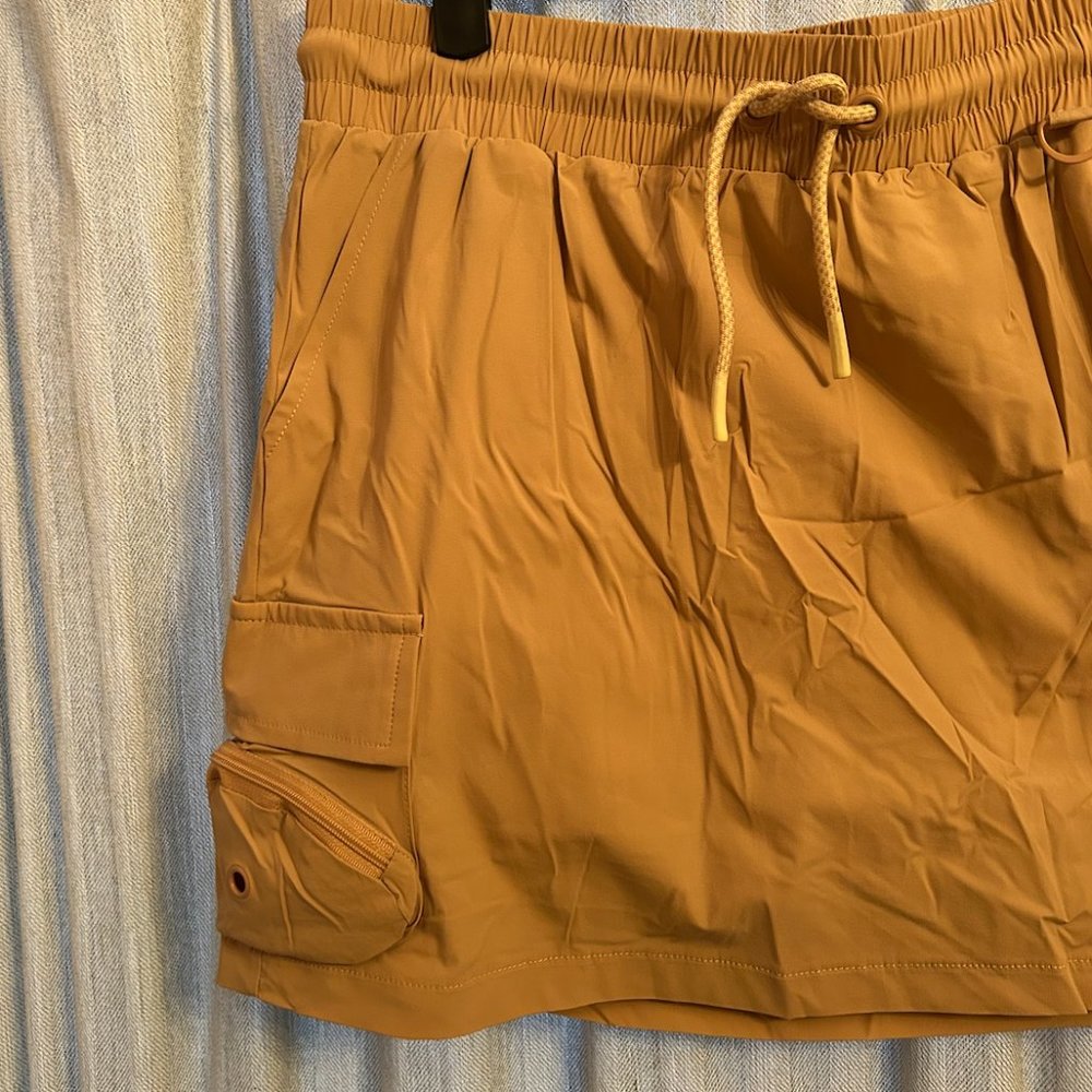 Athletic Cargo Mini Skirt